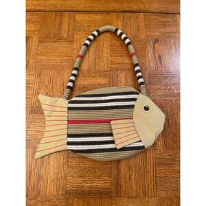 Lily handmade fish purse